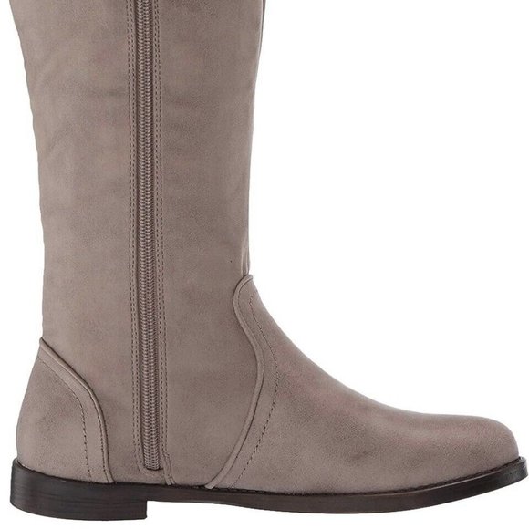 Bella Vita Suede Mid Calf Boots taupe 10 - Picture 13 of 15